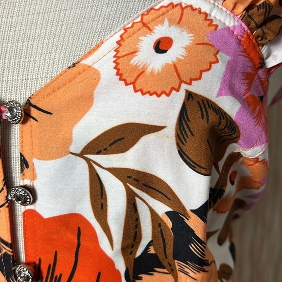 Alice McCall Stop & Stare Floral Wide Leg Jumpsuit Size US8 - Picture 16 of 16